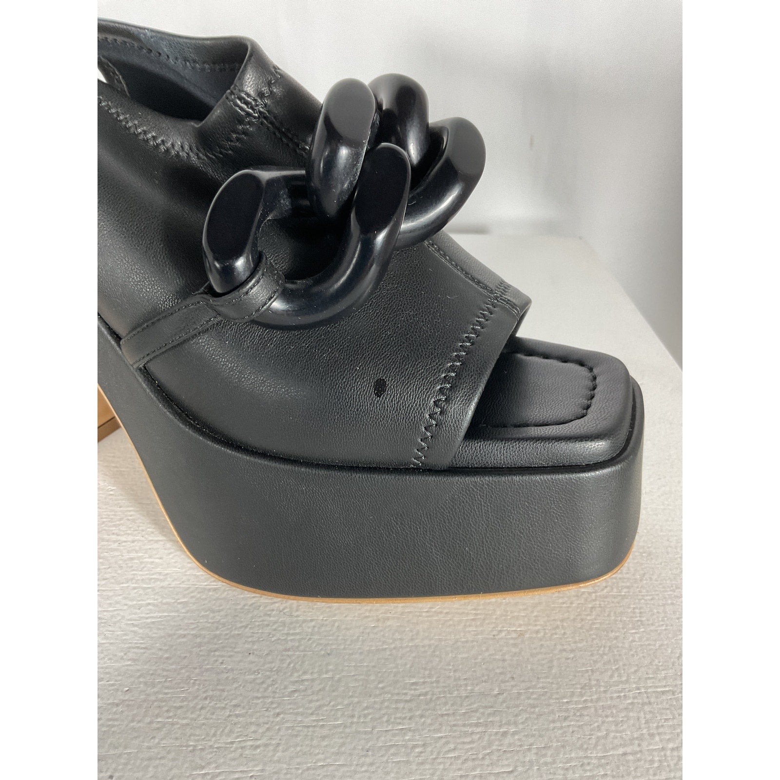 Stella Mccartney 'Skyla' Black Sandal Size 9