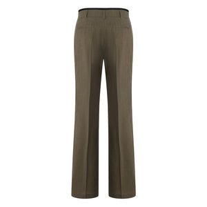 Pinko Classic Marrone Borraccia Tailored Trousers Size IT 36 / US 0