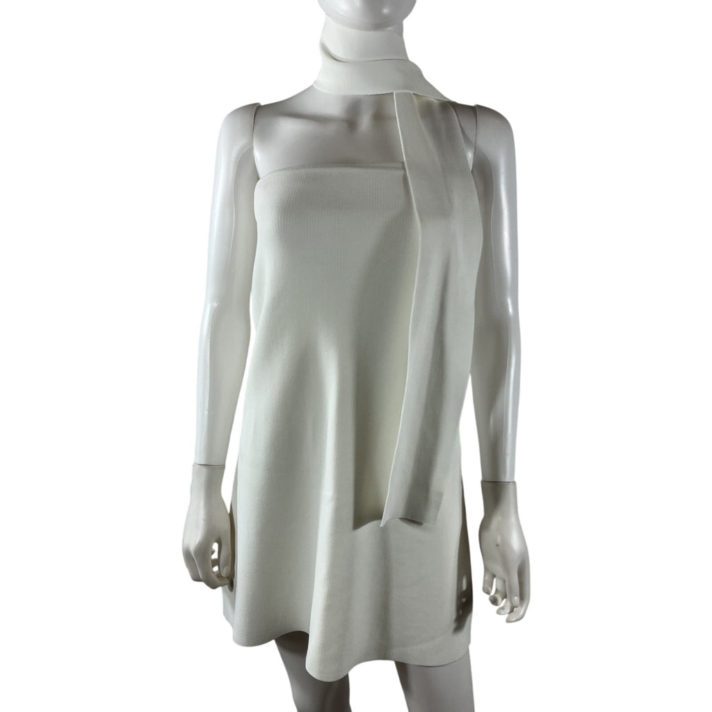Lpa 'Adrianna' White Viscose Knit Mini Dress Size S