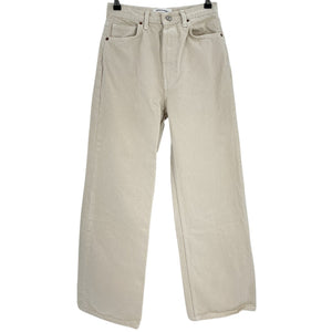 Reformation Wide Leg Beige Wilder Denim Jeans Size 27
