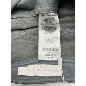 Simkhai Vegan Leather Gray Gabbie Mini Skirt Size S
