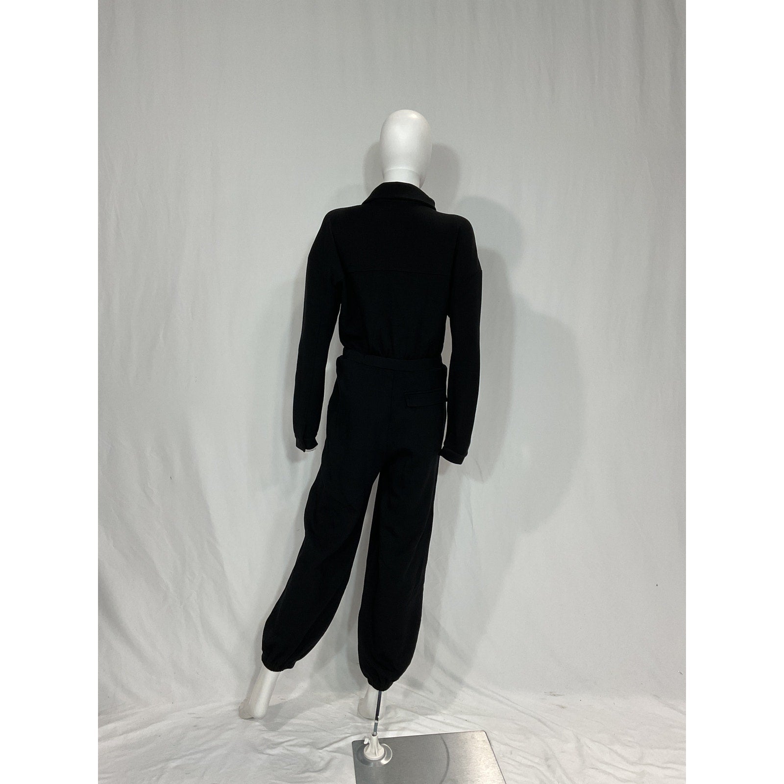 Varley 'Talia' Black Stretch-Jersey Jumpsuit Size M - NWT