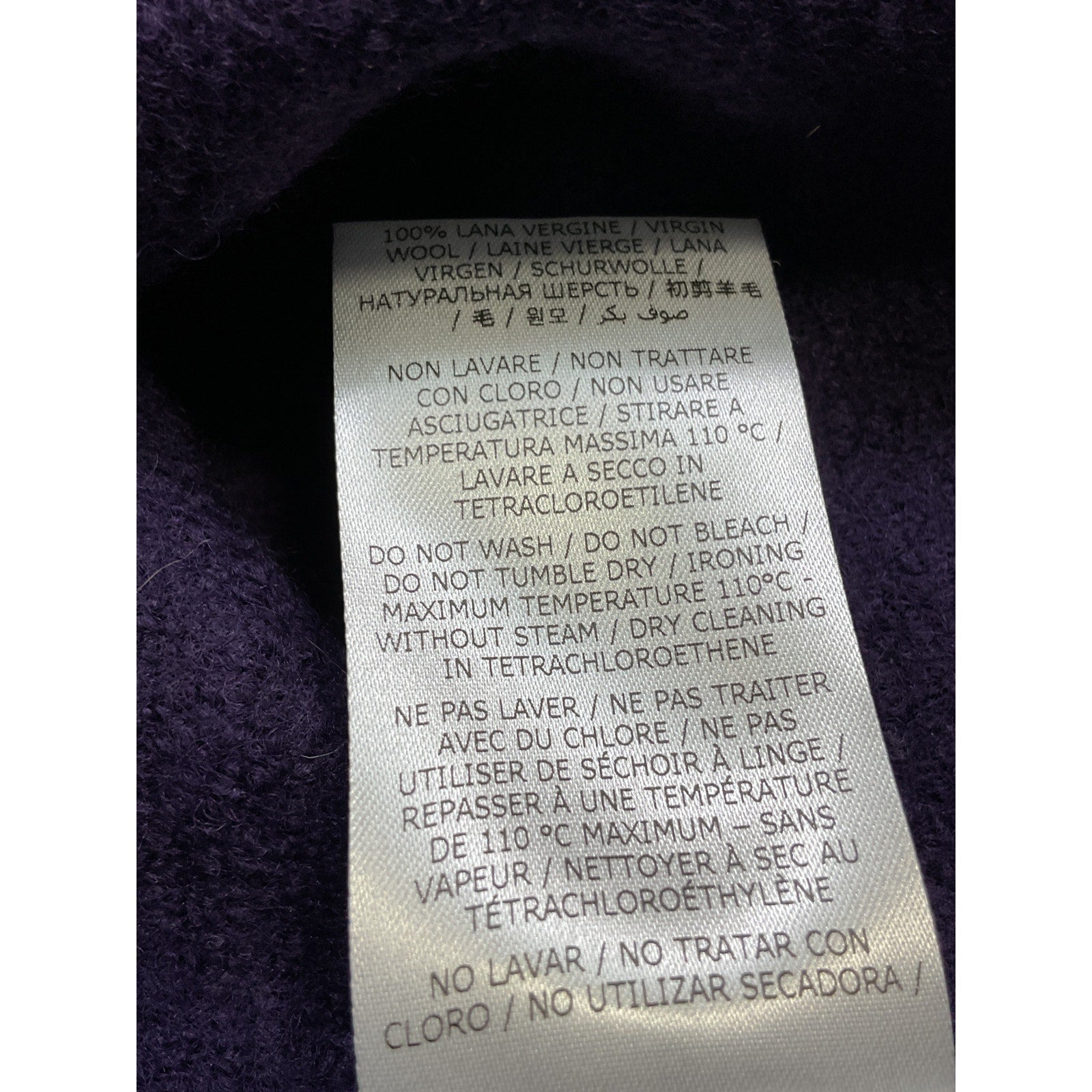 Aspesi 'Virgin' Purple Wool Blazer 2