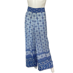 Alice + Olivia Wide Leg Greek Tile Athena Pants Size 8