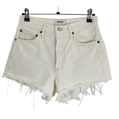 Agolde Vintage White Parker Shorts Size 25