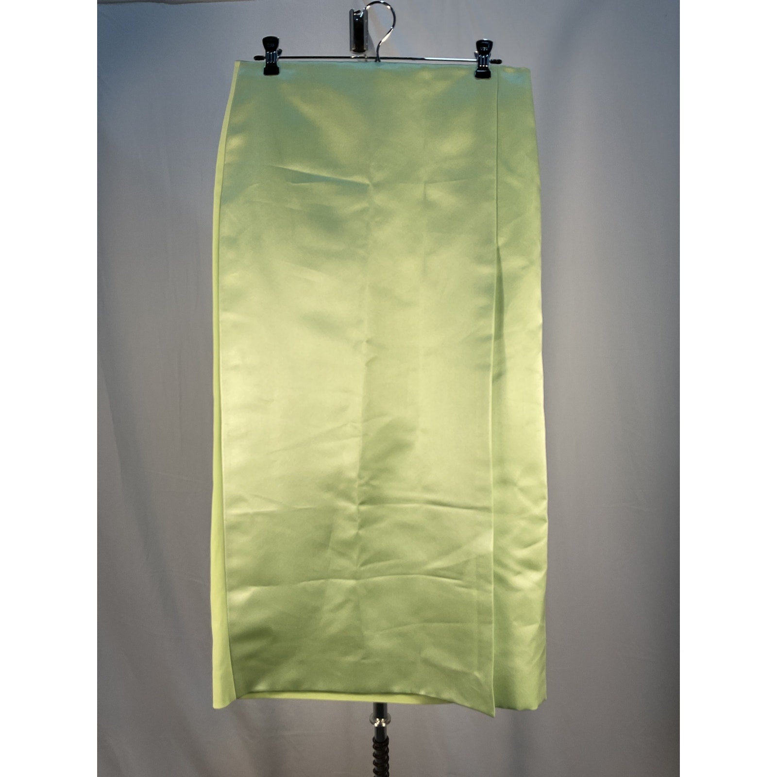Tory Burch 'Satin' Green Wrap Skirt Size 10 - NWT