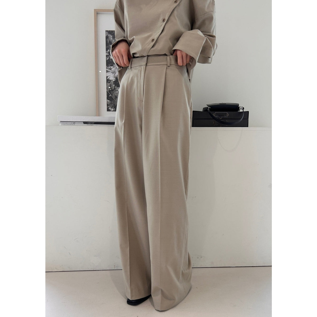 The Frankie Shop 'Roan' Grey Trousers Size S - NWT