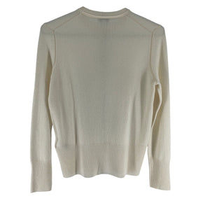 Equipment Classic Cream Sanni Crewneck Sweater Size XS