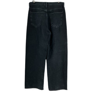 Agolde Relaxed Black Low-Slung Baggy Denim Jeans Size 26