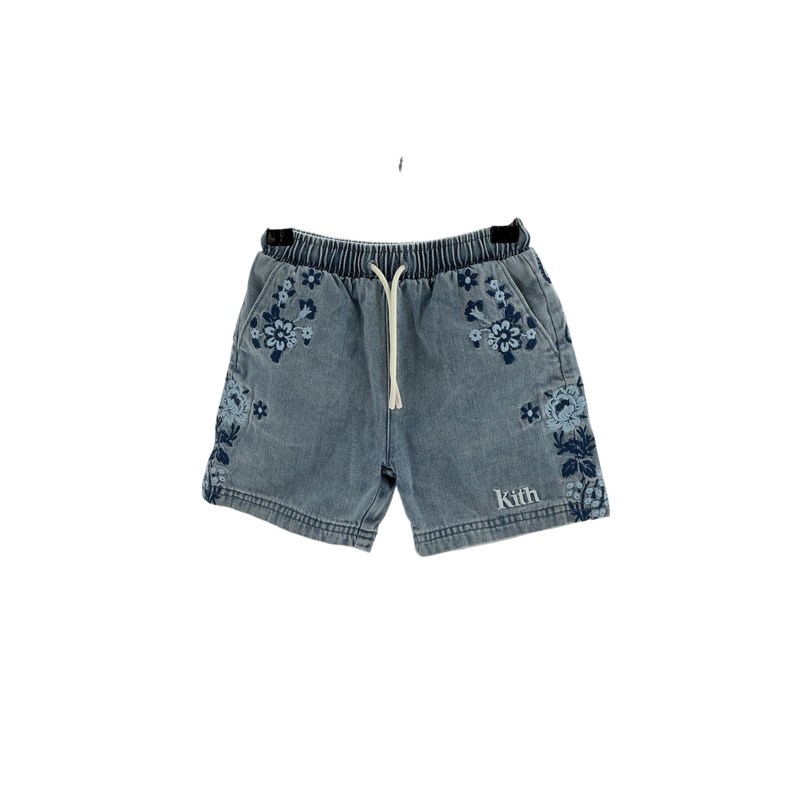 Kith Floral Paisley Chambray Blue Apollo Short - Kent Light Wash Size 3T
