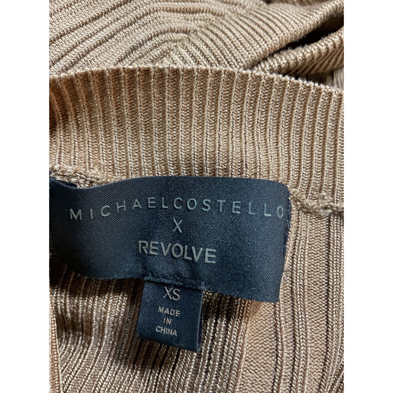 Michael Costello 'Kadri' Brown Top Size XS