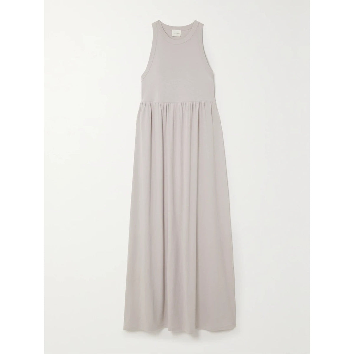 Ninety Percent Gathered Organic Cotton Gray Maxi Dress Size XS