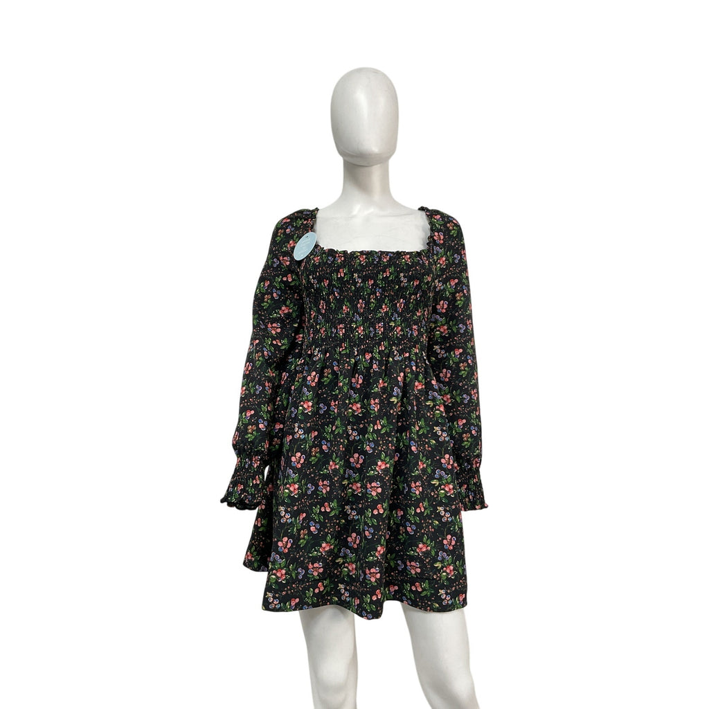 Hill House Home 'The Norah' Black Polyester Nap Dress Size XL - NWT