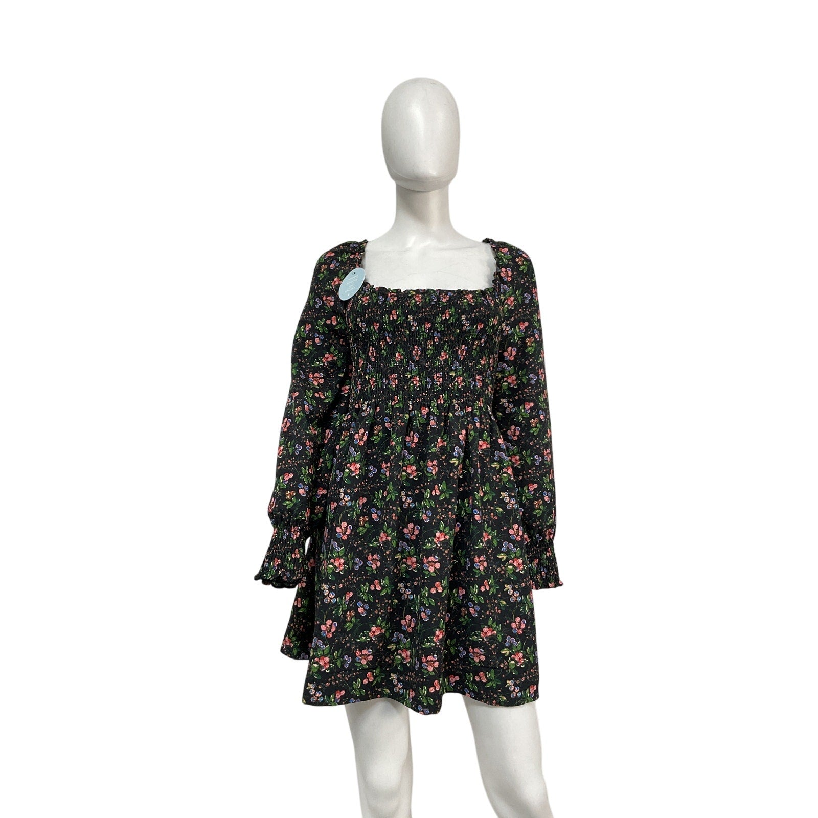 Hill House Home 'The Norah' Black Polyester Nap Dress Size XL - NWT