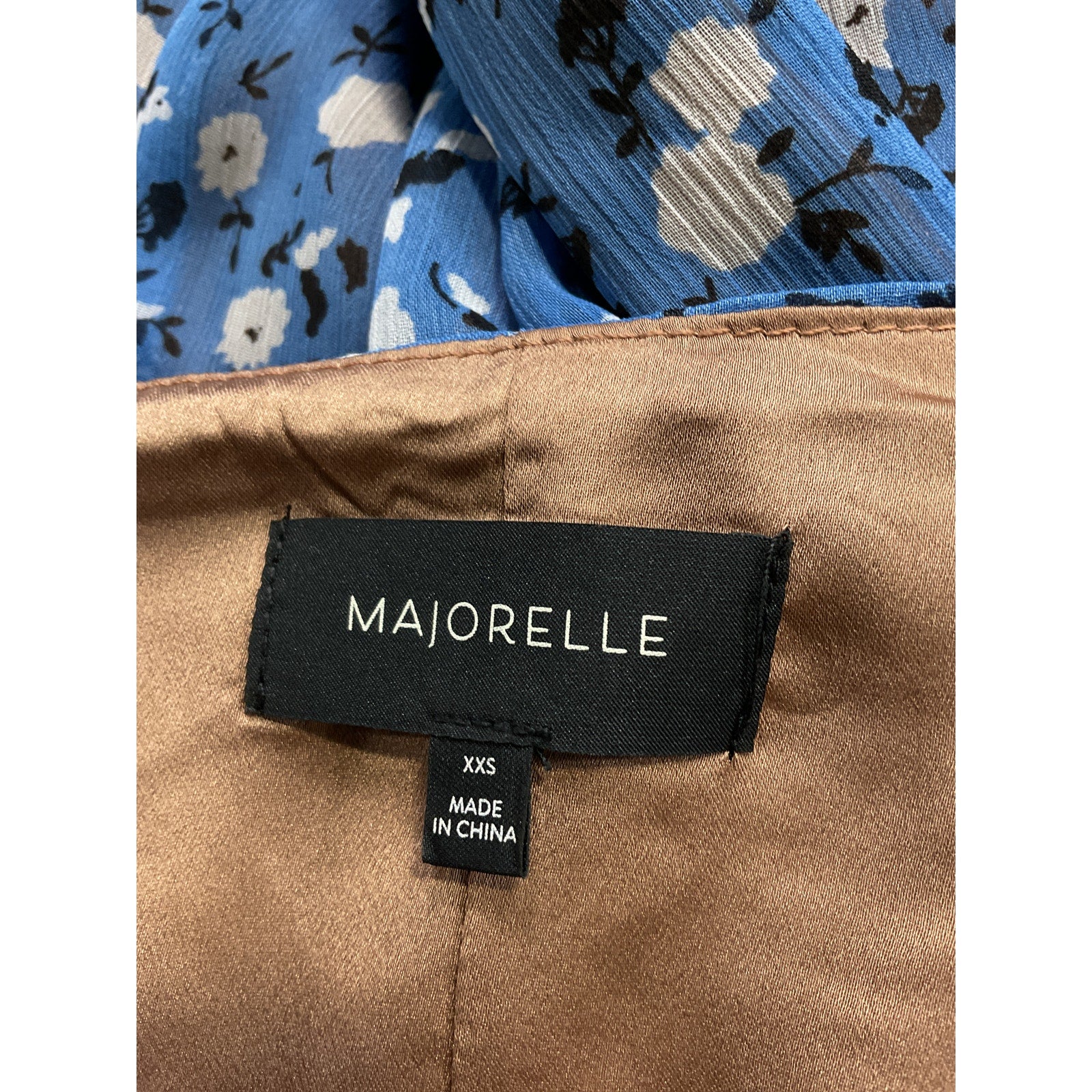 Majorelle 'Quincy' Blue Midi Dress Size XXS