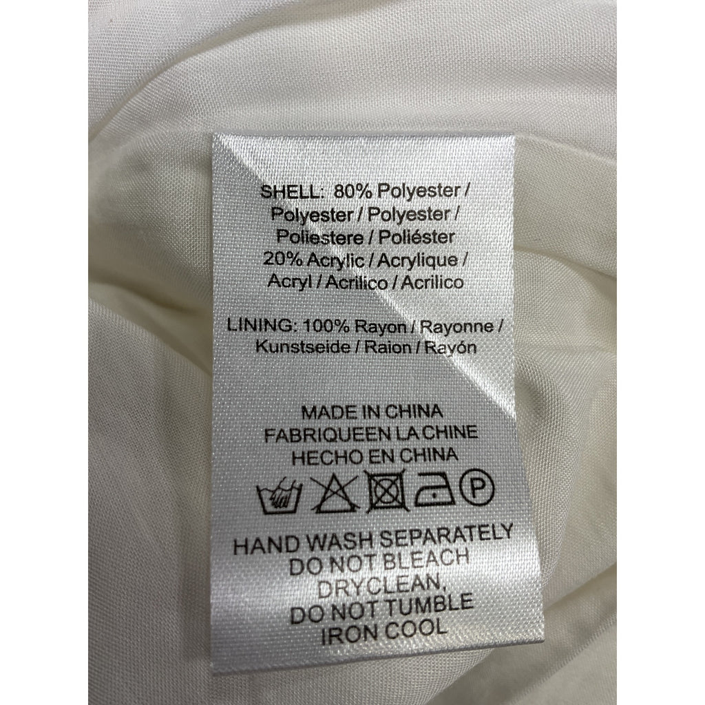 Sau Lee 'Audrey' White Tweed Dress Size 4