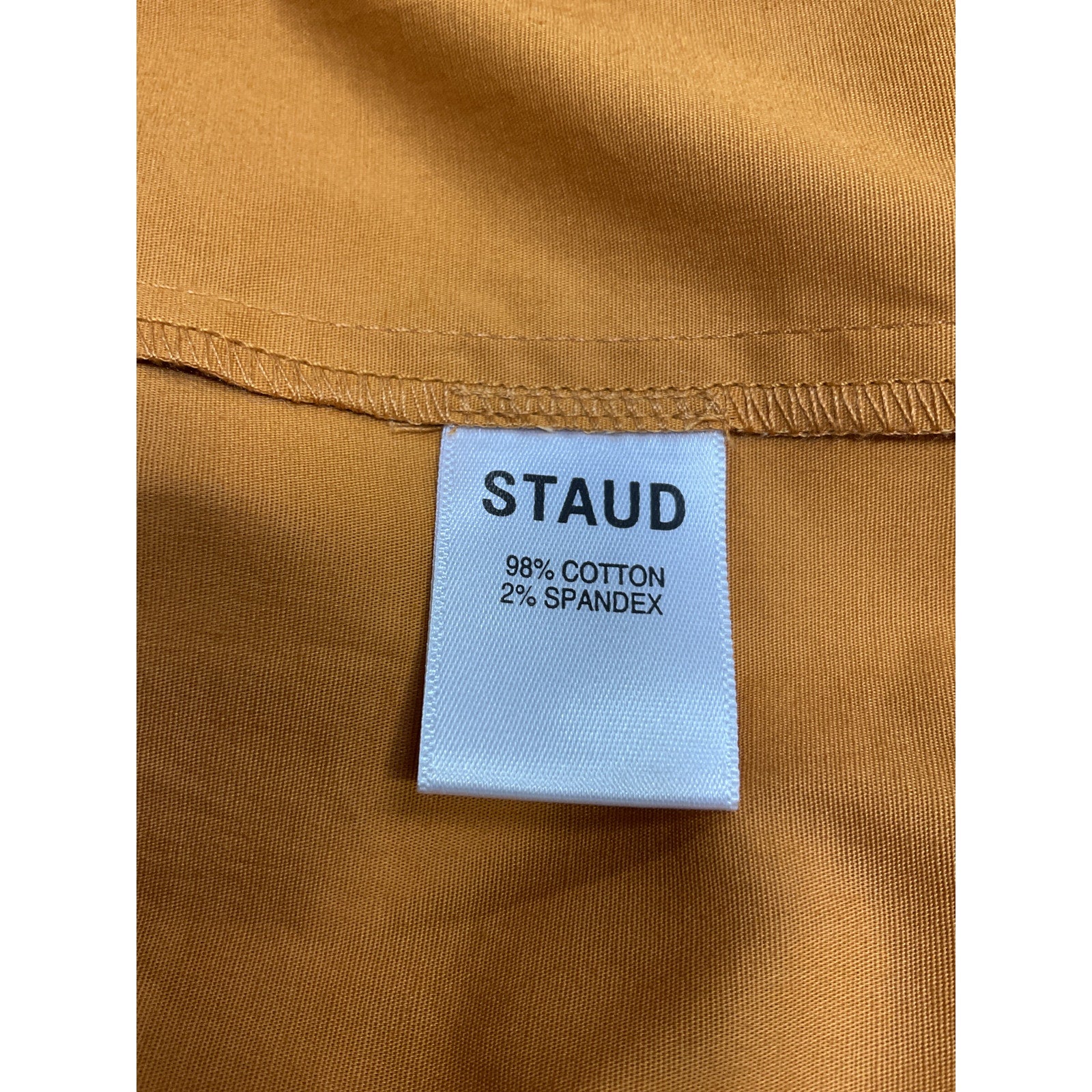 Staud 'Sea' Yellow Cotton Skirt Size 0