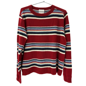 Reformation Striped Multicolor Boyfriend Pullover Size S