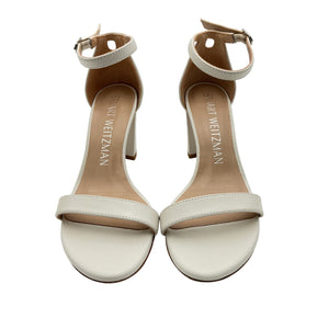 Stuart Weitzman Minimalist Beige Nearlynude Sandals Size 6.5
