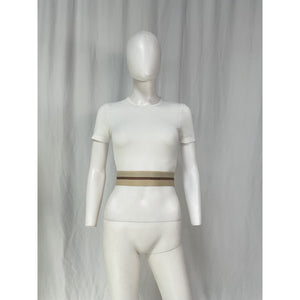 Helmut Lang 'Baby' White Cotton Tee Size S