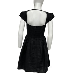 Reformation Chic Black Oaklyn Dress Size 6
