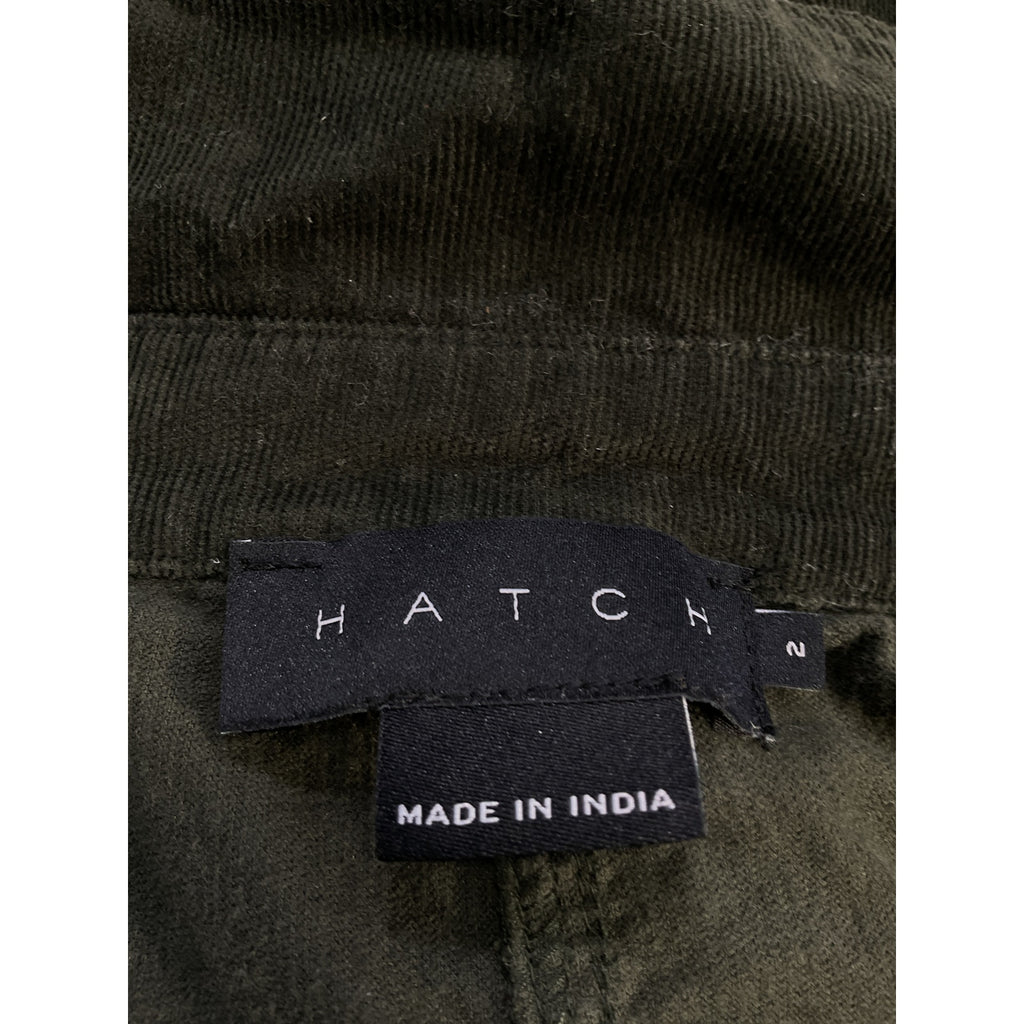 Hatch 'The Everyday' Green Nursing Cord Jumpsuit Size 2