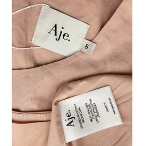 Aje Elegant Pink Paloma Dress Size 8