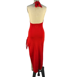Simon Miller Sleek Retro Red Junjo Knit Dress Size XS