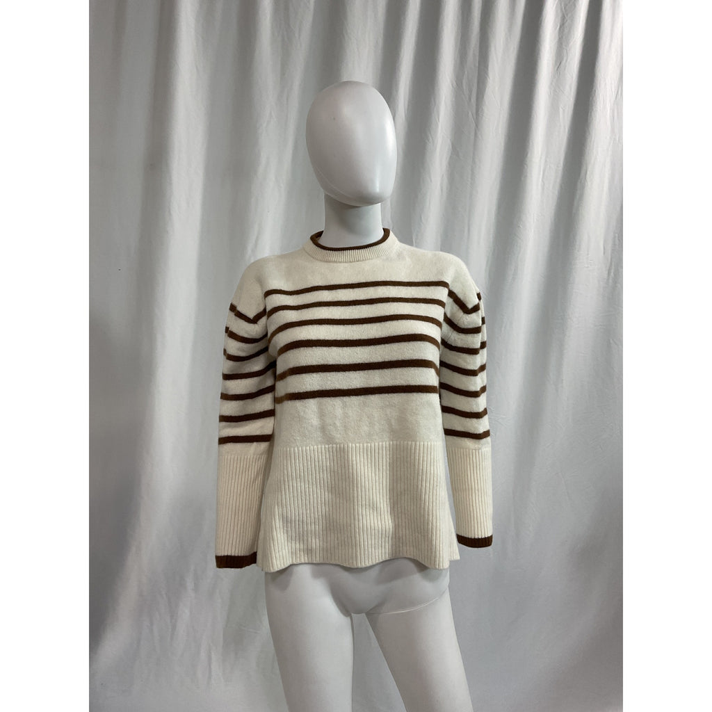 Hatch 'The Carly' White Knit Maternity Pullover Size 0