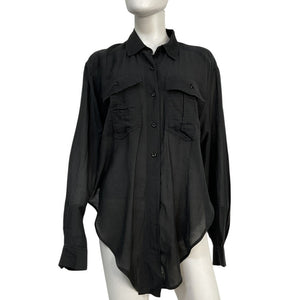 Isabel Marant Utility Black Nath Shirt Size 36 EU / US 4 NWT