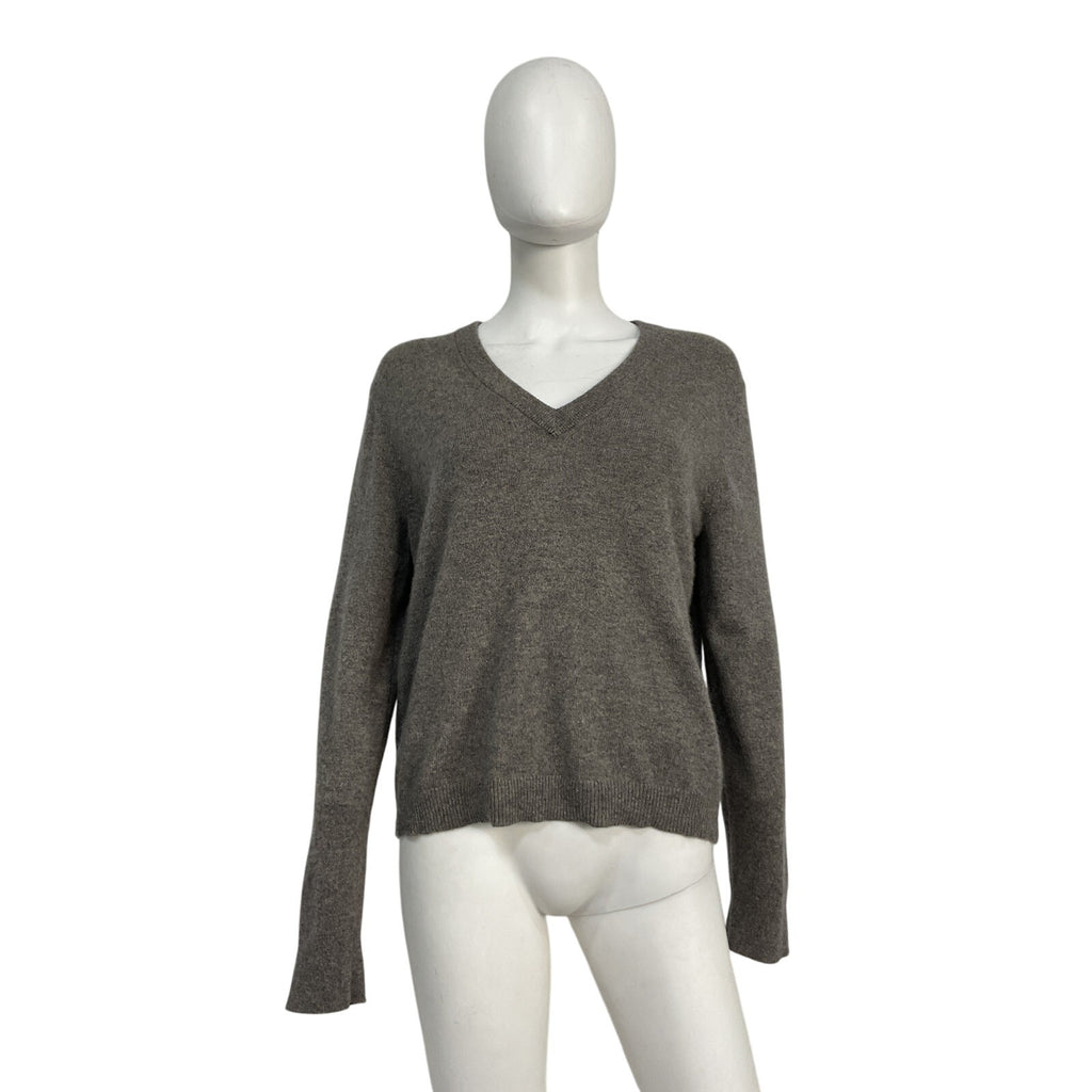 Jenni Kayne 'Flynn' Grey Cashmere Sweater Size S