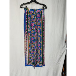 Veronica Beard 'Grigore' Blue Polyester Floral Pant Size 0