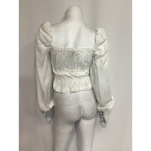 L'Academie 'Willow' White Top Size XS