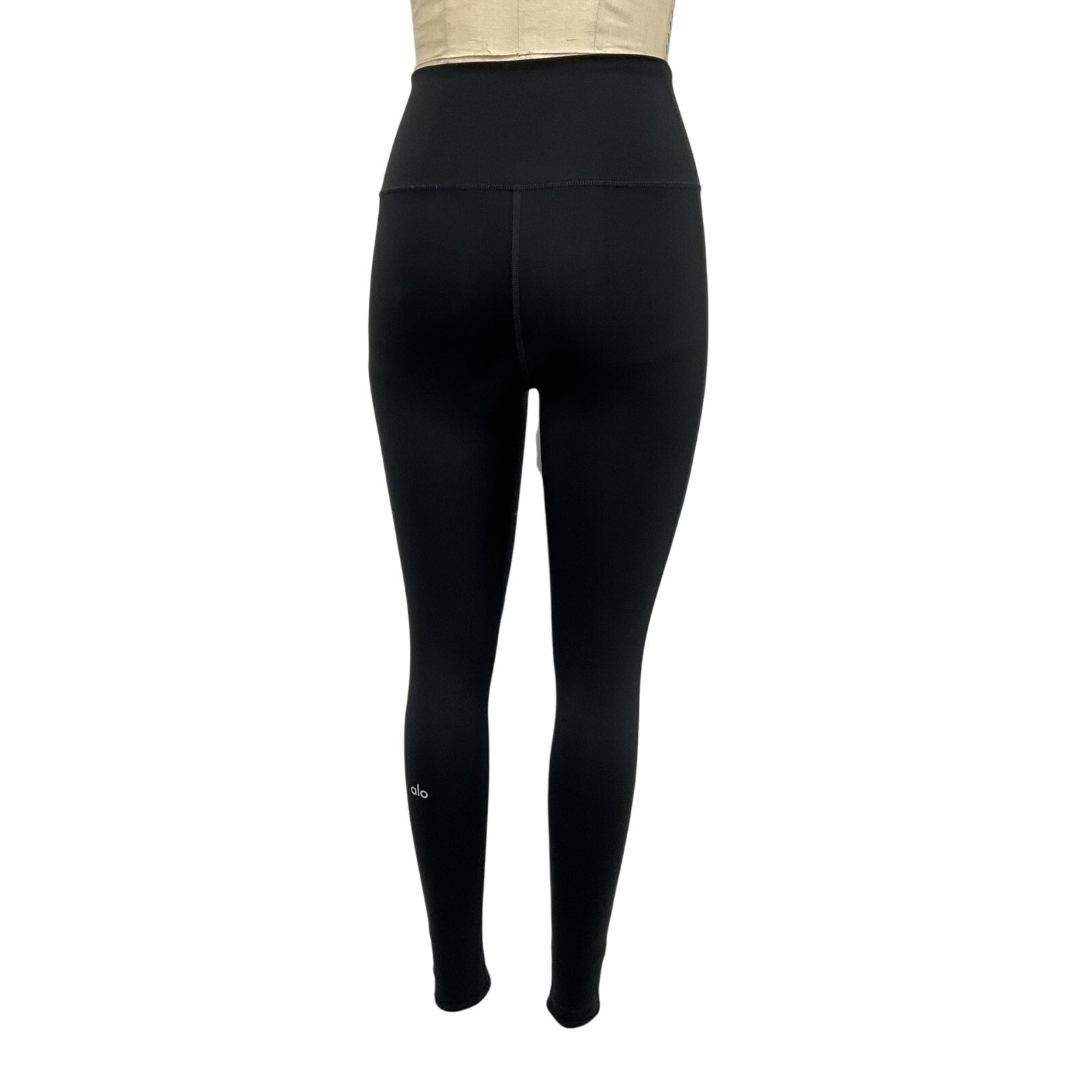 Alo Yoga High-Waist Black Polyester Airlift Legging Size S