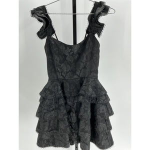 V. Chapman 'Patisserie' Black Polyester Dress Size 4