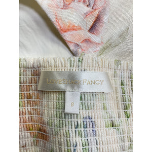 Loveshackfancy Floral Burnt Orange Emmalou Cami Size 8