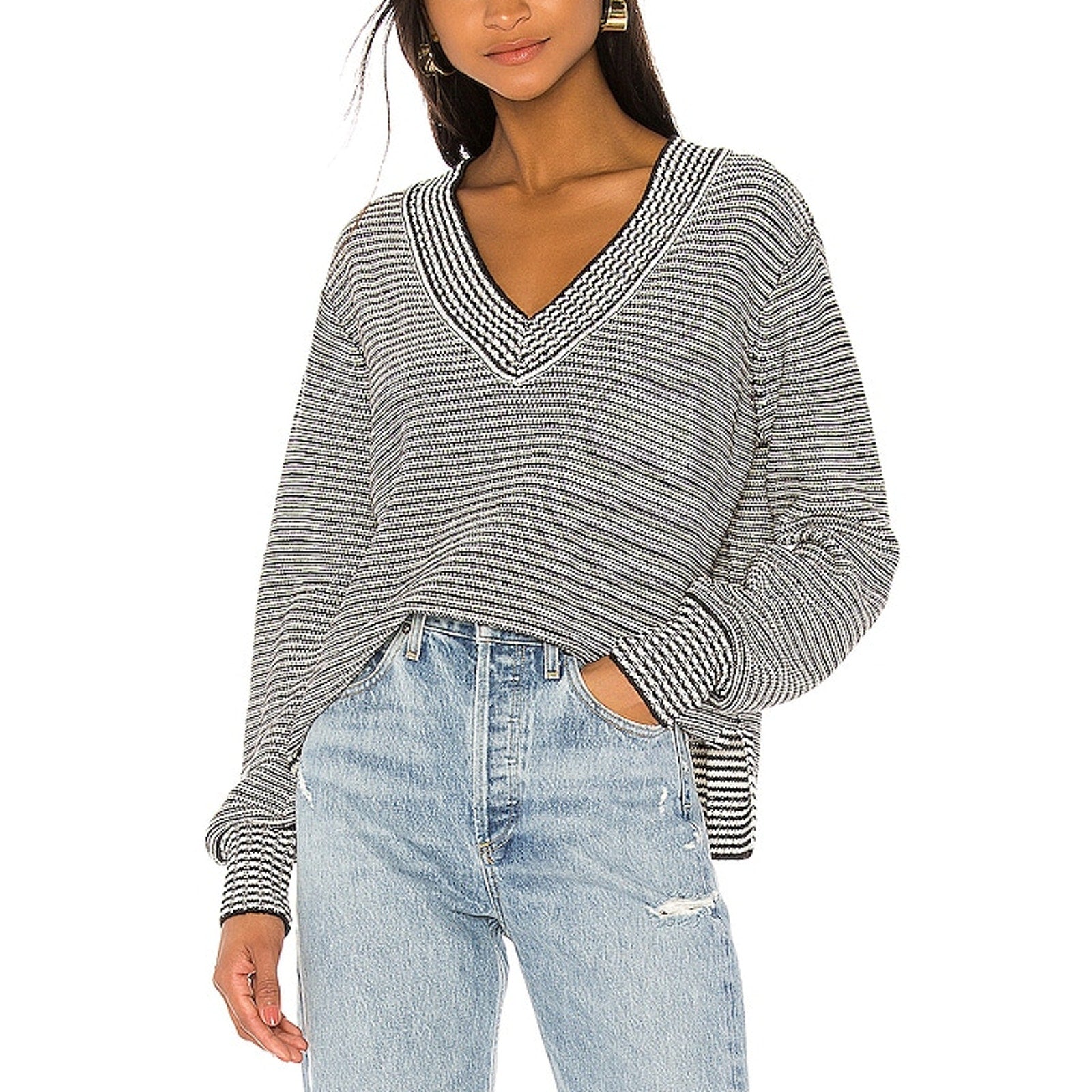 House Of Harlow 1960 x Revolve 'Shaun' Black Sweater Size XS