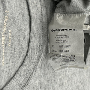 Alexander Wang Classic Heather Grey Essential Tee Size XS