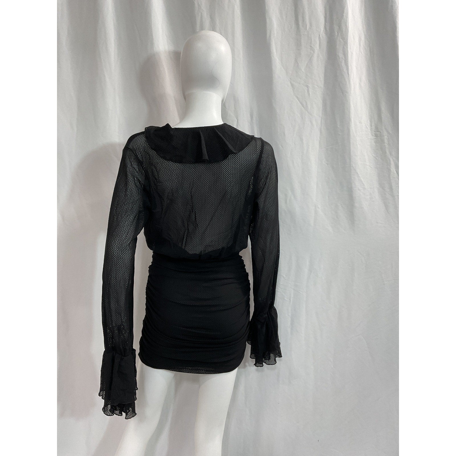 Michael Costello x Revolve 'Mavis' Black Mini Dress Size S