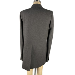 Ann Demeulemeester Oversized Gray Two-Button Blazer Size IT 44 / US 8