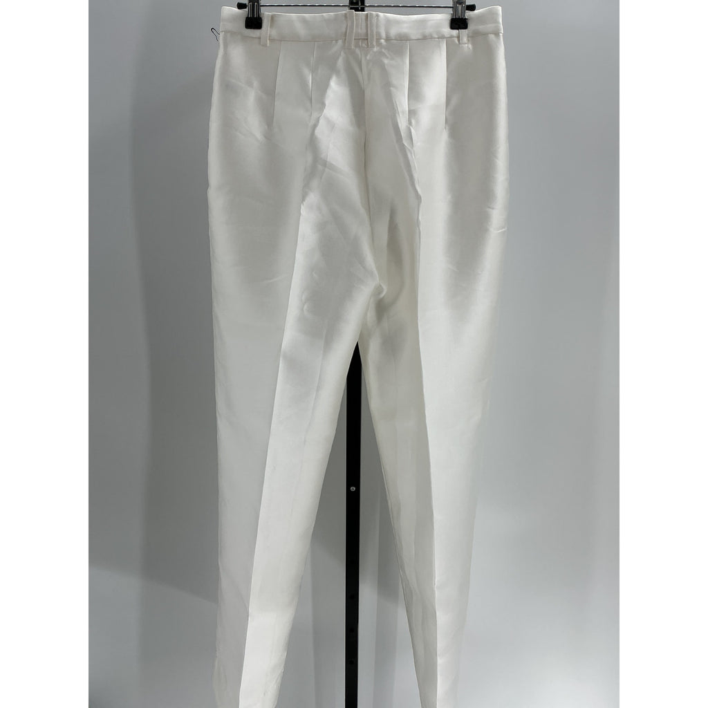 Ronny Kobo 'Carrine' Ivory Polyester Pant Size M