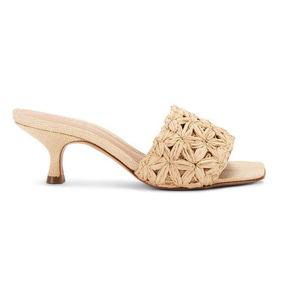 Schutz Woven Perla Dethalia Heeled Sandals Size 6.5