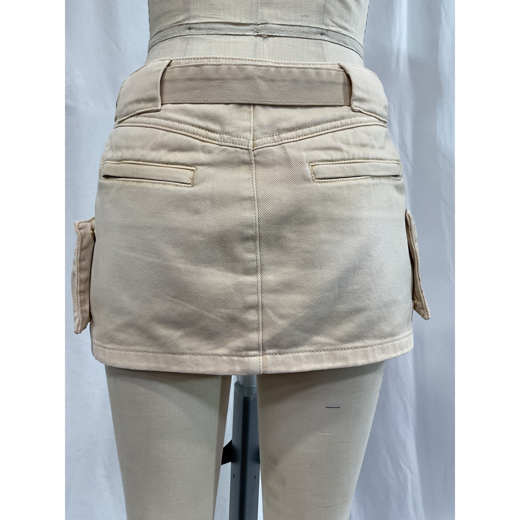 Ser.O.Ya 'Lia' Tan Twill Skirt Size 26