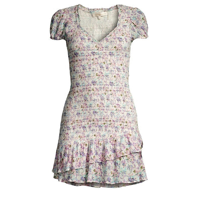 Loveshackfancy Floral Multicolor Trevor Minidress Size S