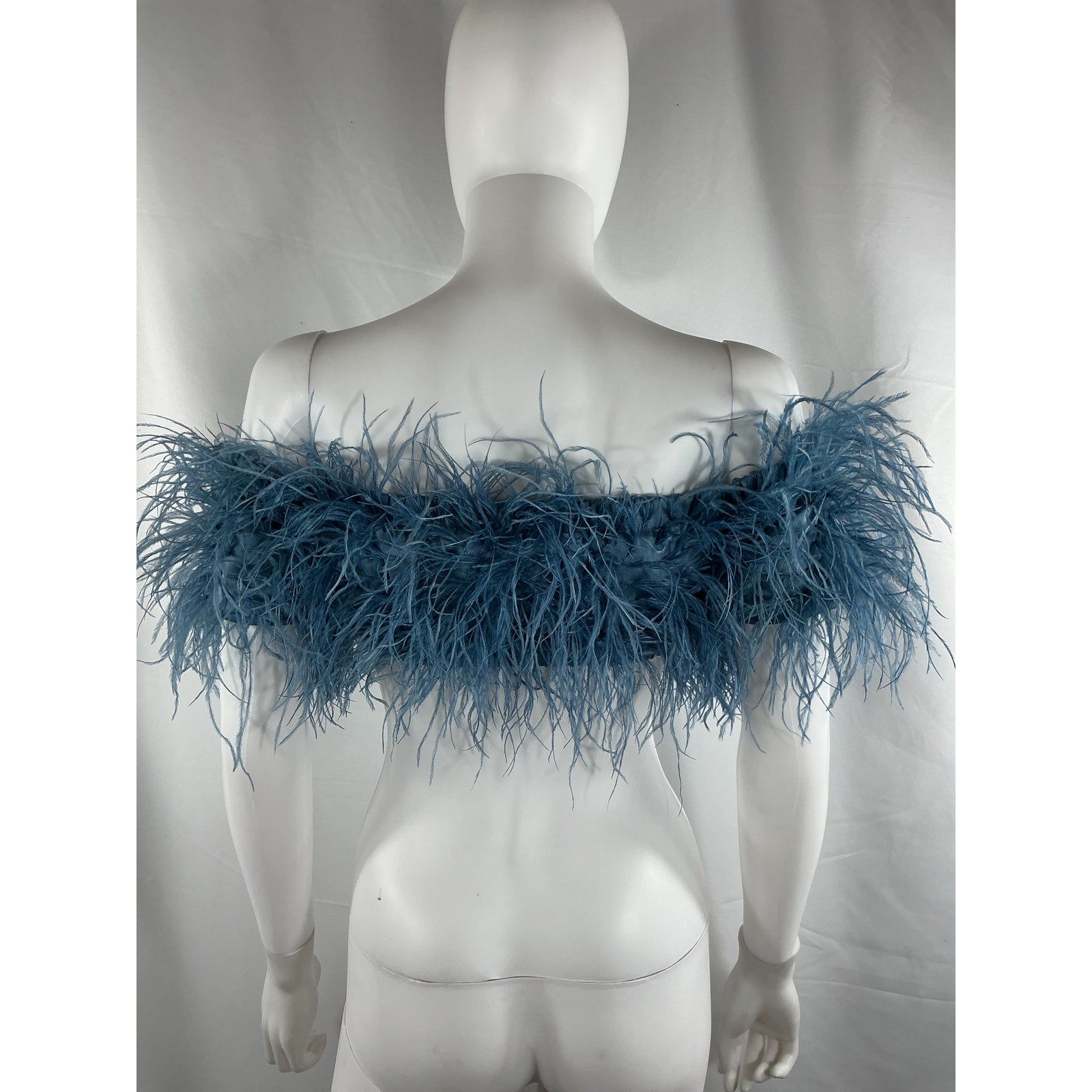 Cult Gaia 'Goetz' Blue Polyester Top Size S