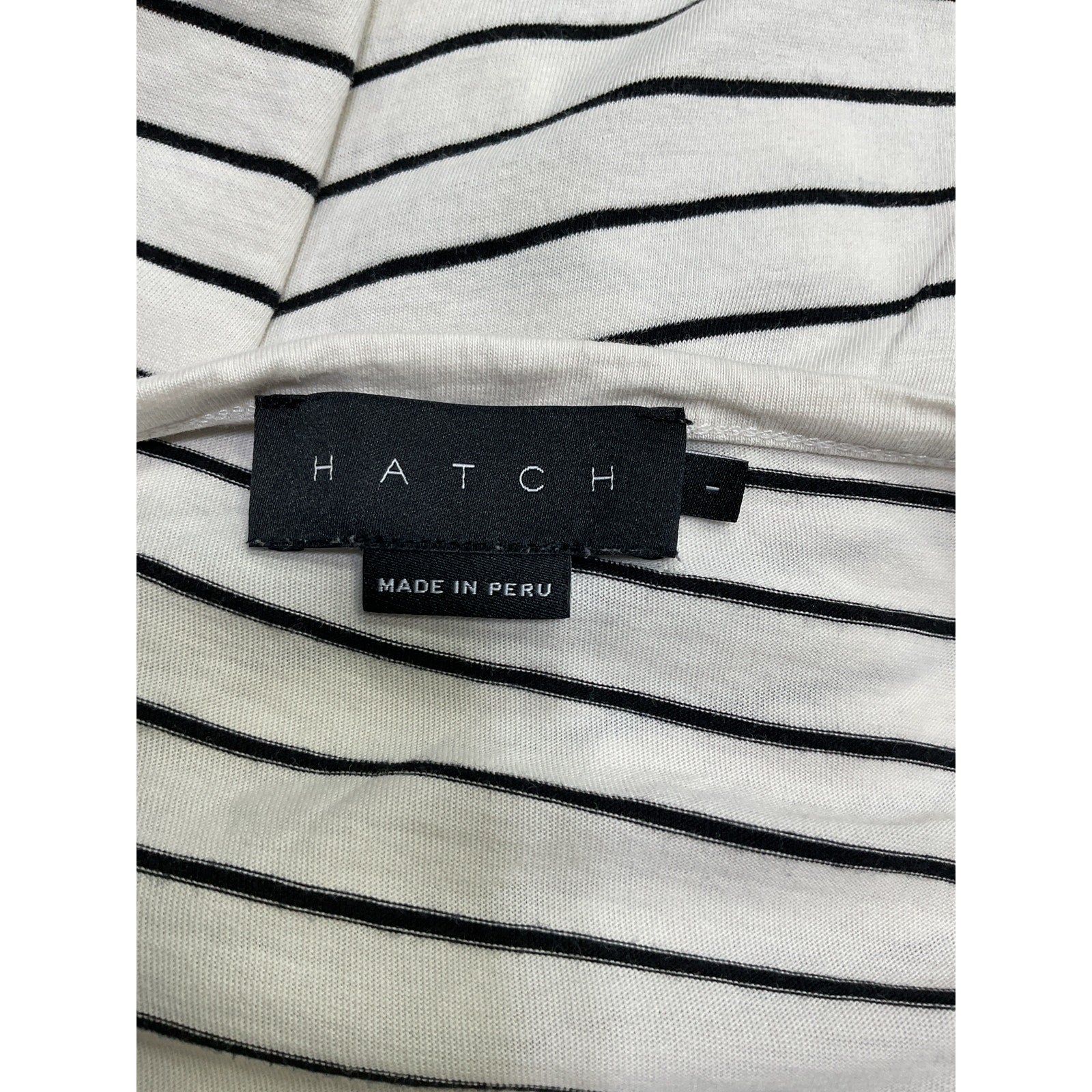 Hatch The Luxe Black Cotton Nursing Tee Size 1