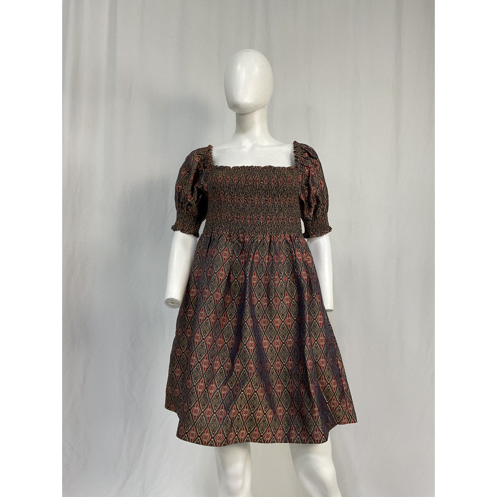 Hill House Home 'The Athena' Blue Viscose Nap Dress Size M