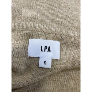 Lpa 'Sean' Tan Acrylic Wrap Dress Size S