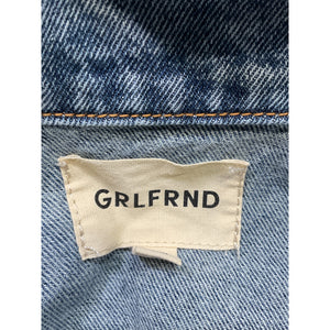 Grlfrnd Studded Nashville Suede Drea Denim Jacket Size XS
