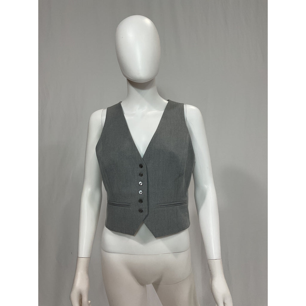 Favorite Daughter 'The Favorite' V Neck Gray Vest Size M - NWT